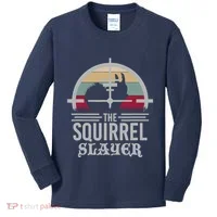 Animal Hunting Squirrel Hunter Squirrel Kids Long Sleeve Shirt thumb 0