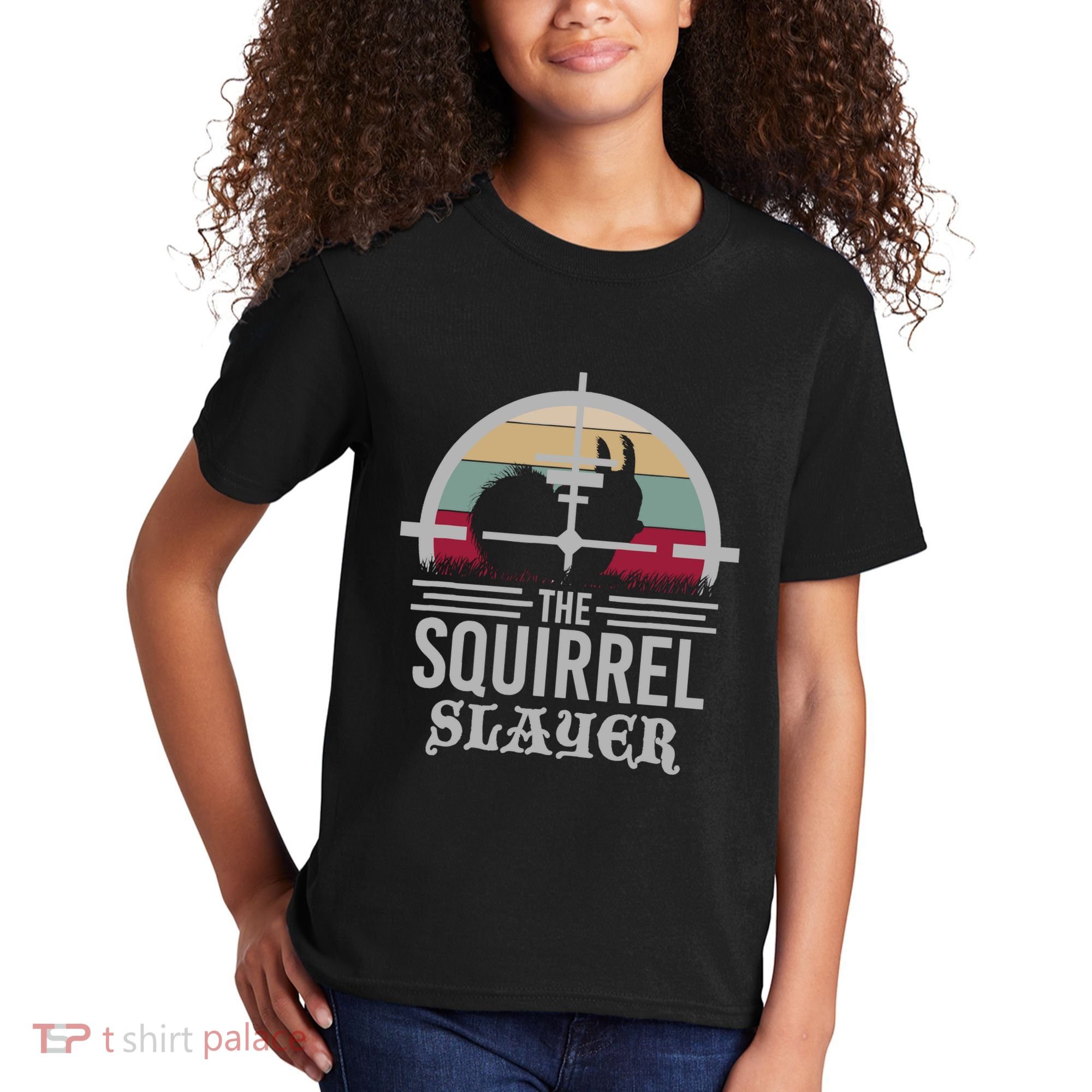 Animal Hunting Squirrel Hunter Squirrel Kids T-Shirt