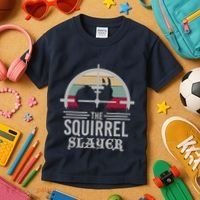 Animal Hunting Squirrel Hunter Squirrel Kids T-Shirt thumb 3