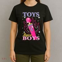 Adult Humor Saying Toys Before Boy Funny T-Shirt thumb 4