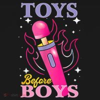 Adult Humor Saying Toys Before Boy Funny Coaster thumb 2