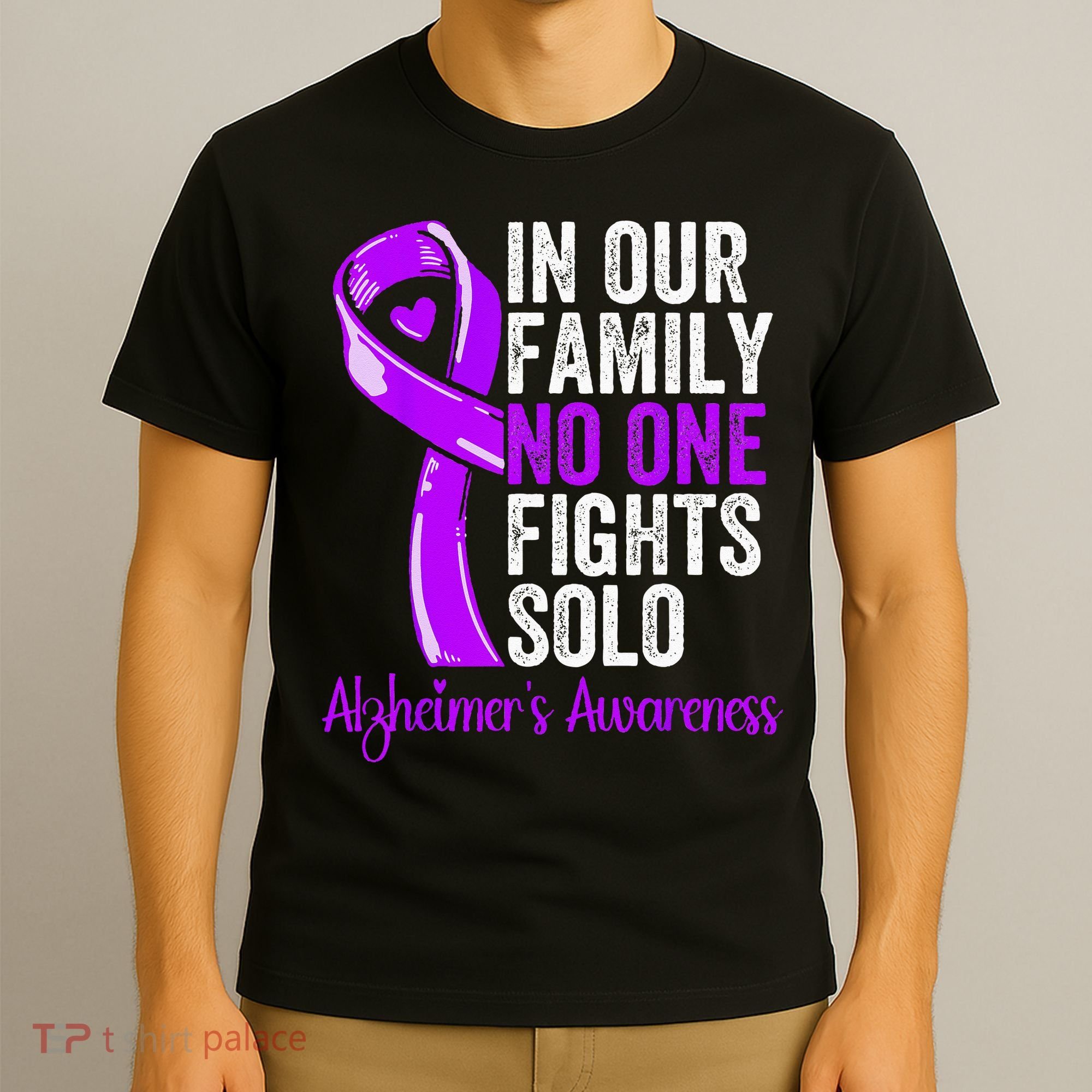 Alzheimer Health Support Family Women Alzheimers Awareness T-Shirt