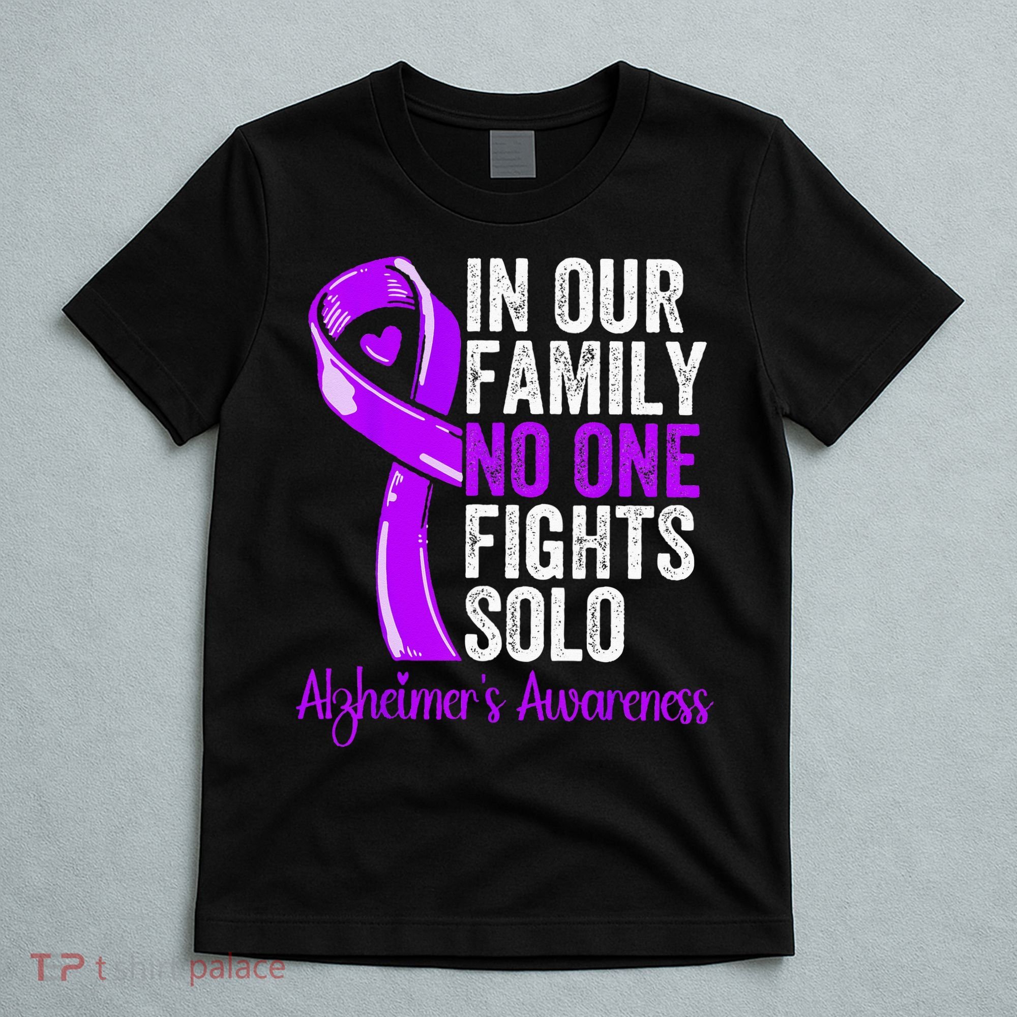 Alzheimer Health Support Family Women Alzheimers Awareness T-Shirt