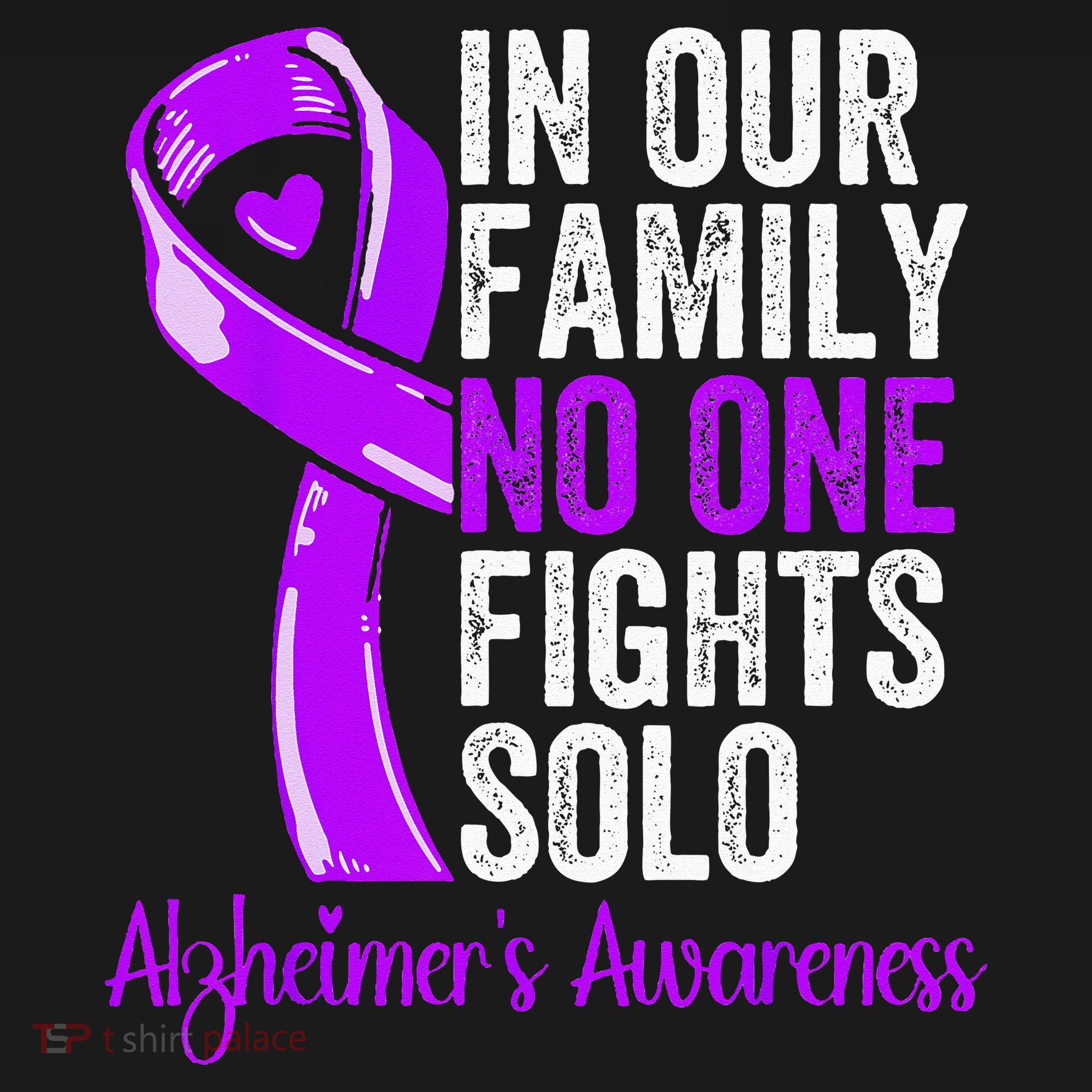 Alzheimer Health Support Family Women Alzheimers Awareness T-Shirt