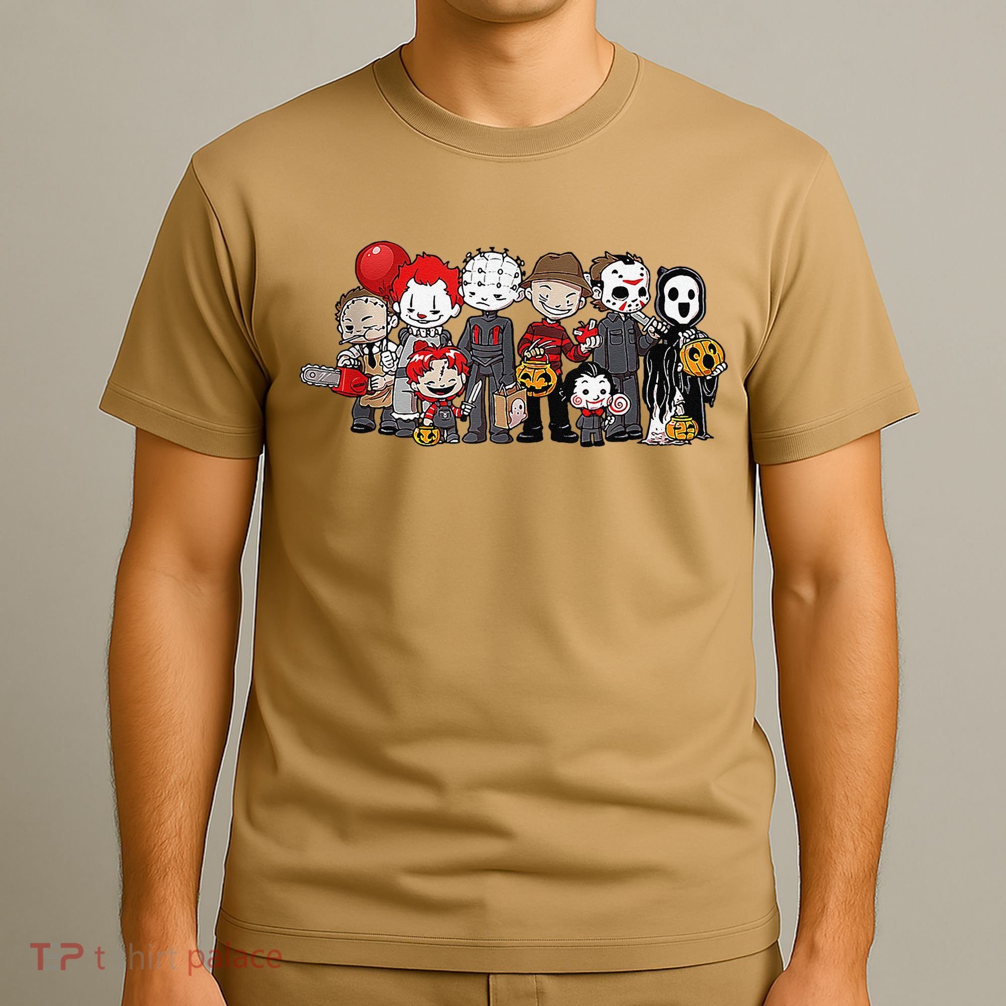 Anime Halloween Scary Horror Movies Christmas Women T-Shirt