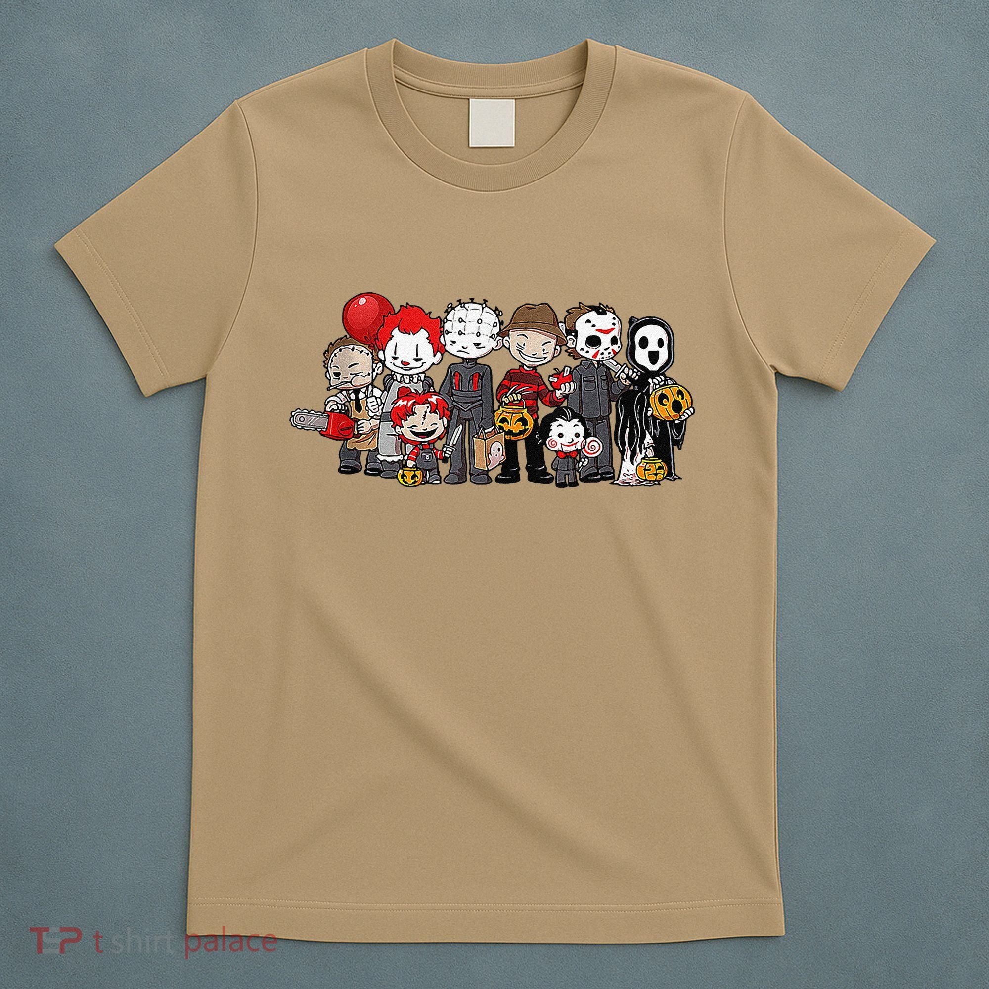 Anime Halloween Scary Horror Movies Christmas Women T-Shirt