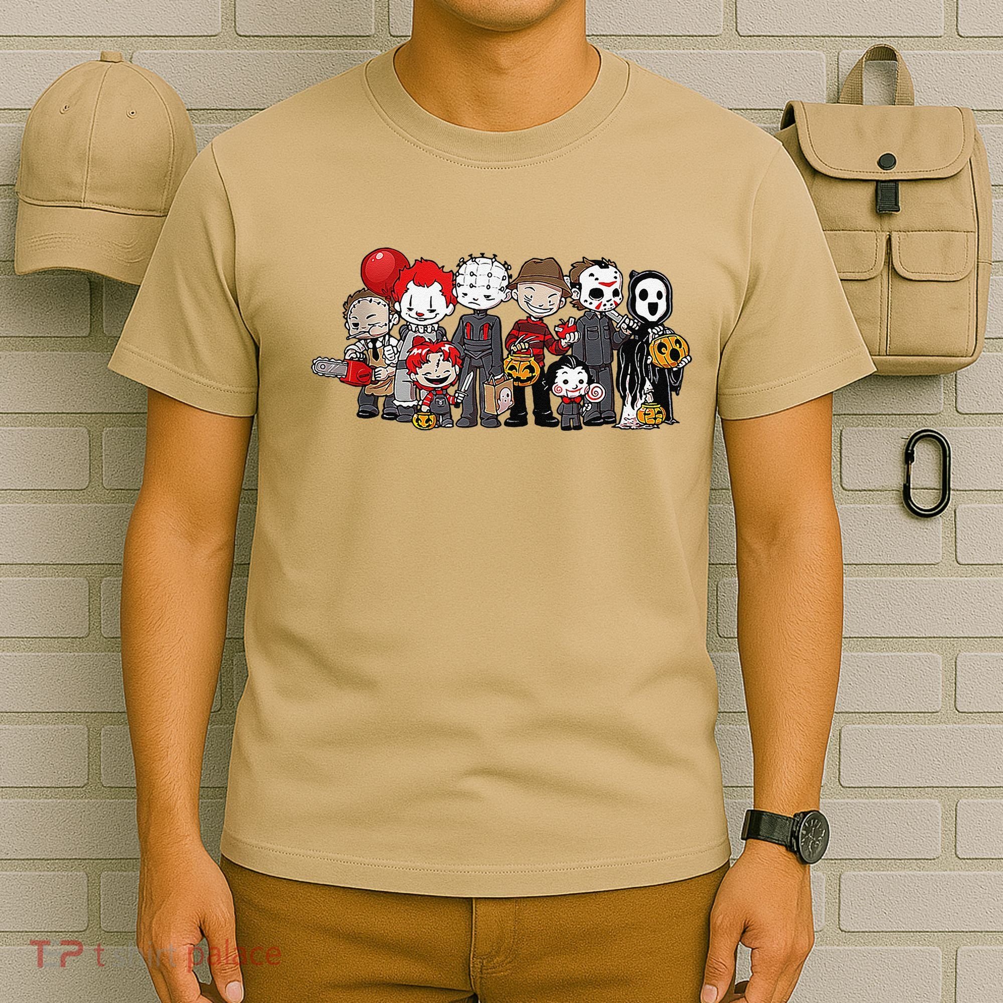 Anime Halloween Scary Horror Movies Christmas Women T-Shirt