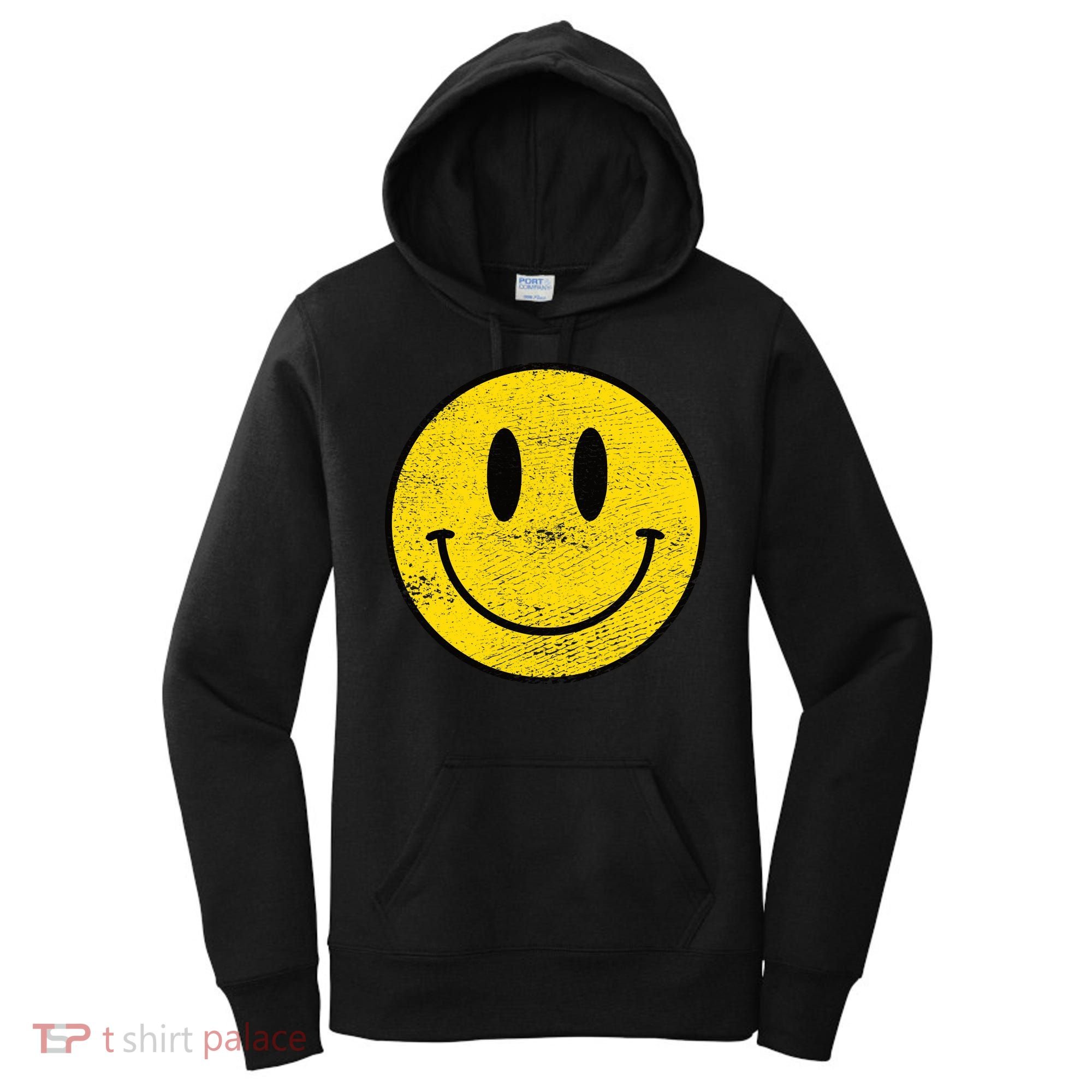 ACID HOUSE SMILEY TECHNO RAVE DJ FESTIVAL Women's Hoodie