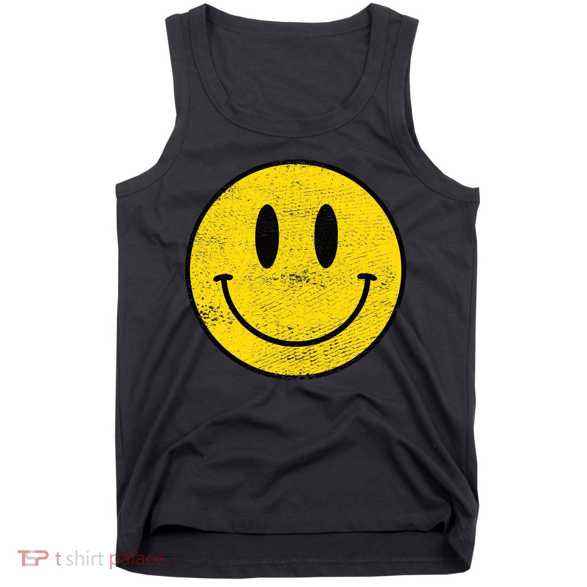 ACID HOUSE SMILEY TECHNO RAVE DJ FESTIVAL Tank Top