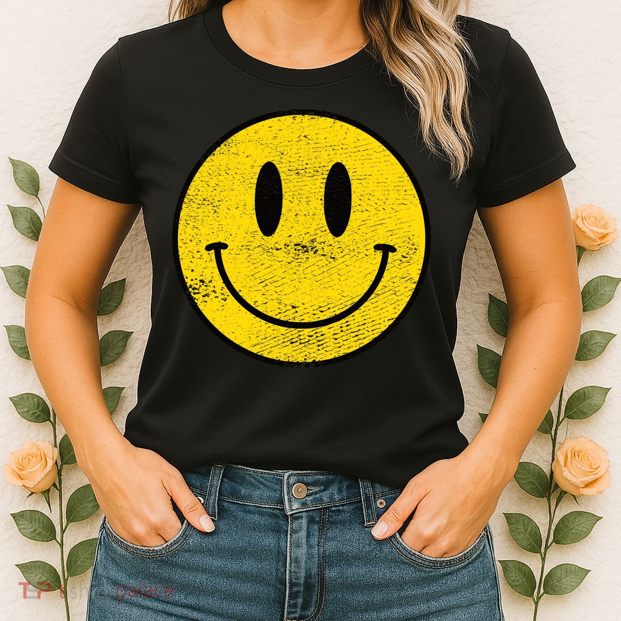 ACID HOUSE SMILEY TECHNO RAVE DJ FESTIVAL Women's T-Shirt