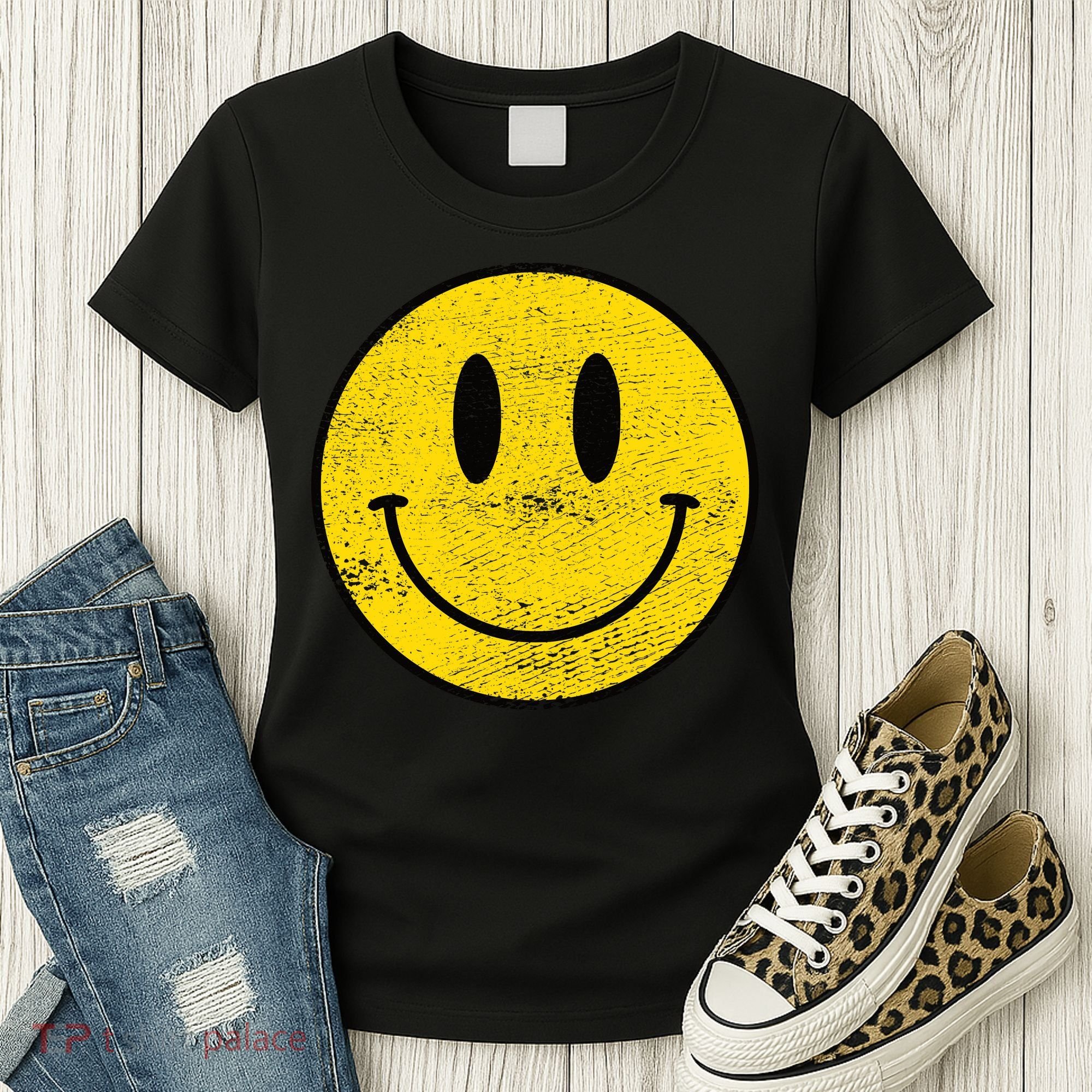 ACID HOUSE SMILEY TECHNO RAVE DJ FESTIVAL Women's T-Shirt
