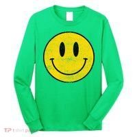 ACID HOUSE SMILEY TECHNO RAVE DJ FESTIVAL Long Sleeve Shirt thumb 0
