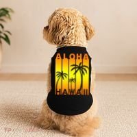 Aloha Hawaii Sunset Palm Trees Doggie Tank thumb 2