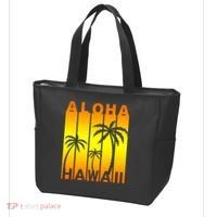Aloha Hawaii Sunset Palm Trees Tote Bag thumb 3