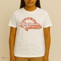 Alabama Home State Stars Retro Vintage Distressed 70s Style T-Shirt thumb 4