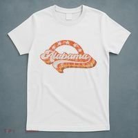 Alabama Home State Stars Retro Vintage Distressed 70s Style T-Shirt thumb 5