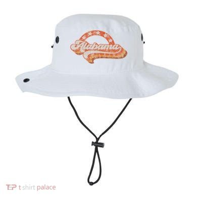 Alabama Home State Stars Retro Vintage Distressed 70s Style Bucket Hat