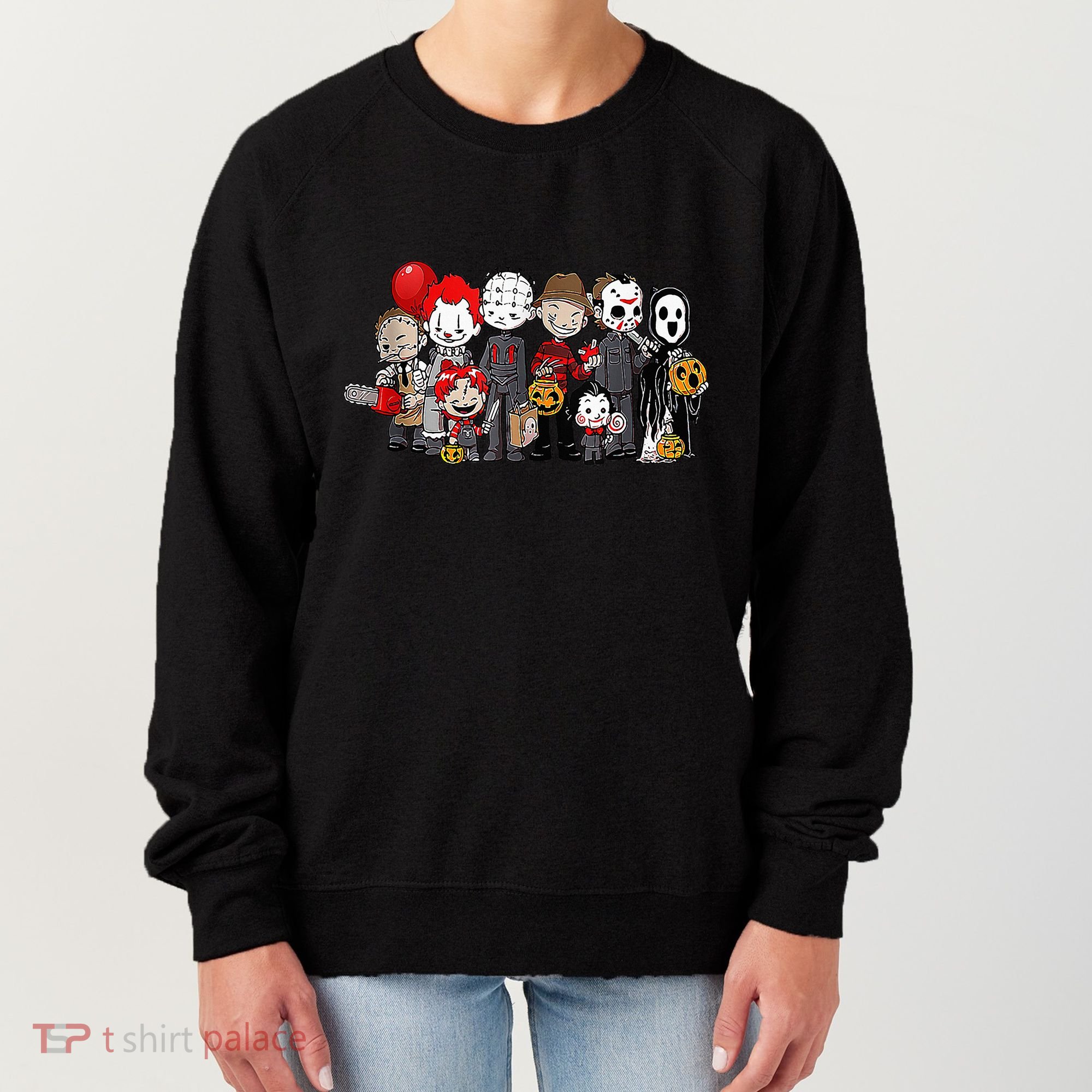 Anime Halloween Scary Horror Movie Christmas Women's Sweatshirt