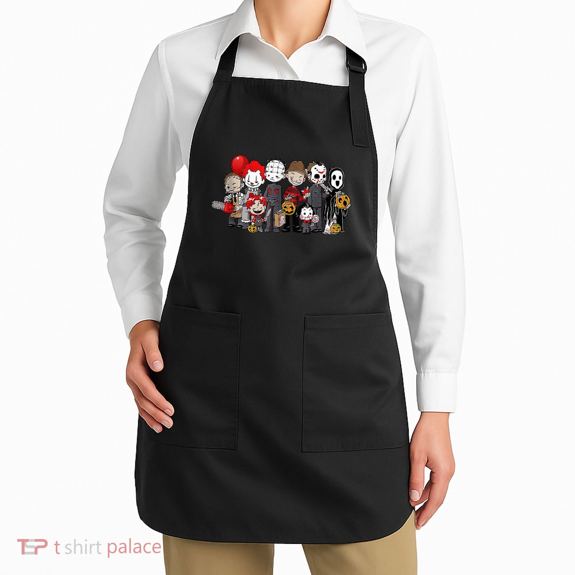 Anime Halloween Scary Horror Movie Christmas Apron