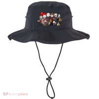 Anime Halloween Scary Horror Movie Christmas Bucket Hat thumb 0