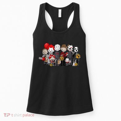 Anime Halloween Scary Horror Movie Christmas Women's Tank Top