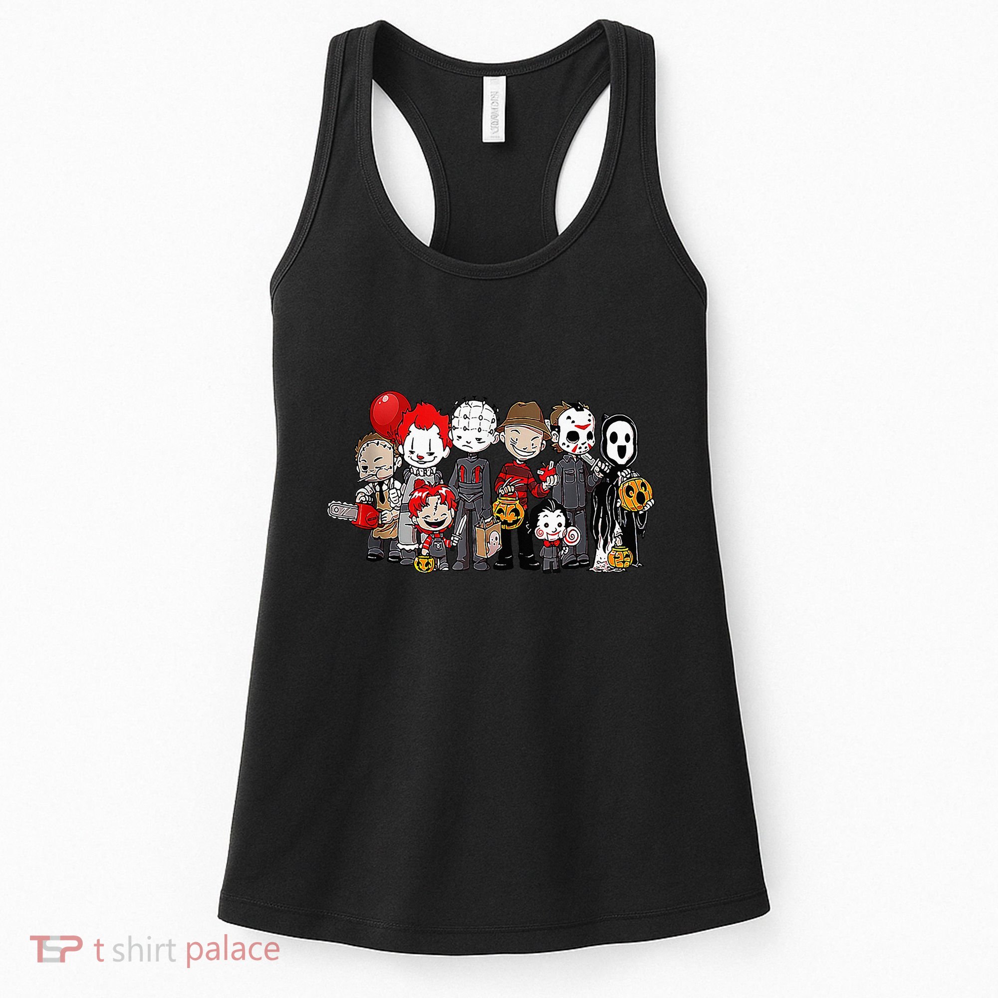 Anime Halloween Scary Horror Movie Christmas Women's Tank Top