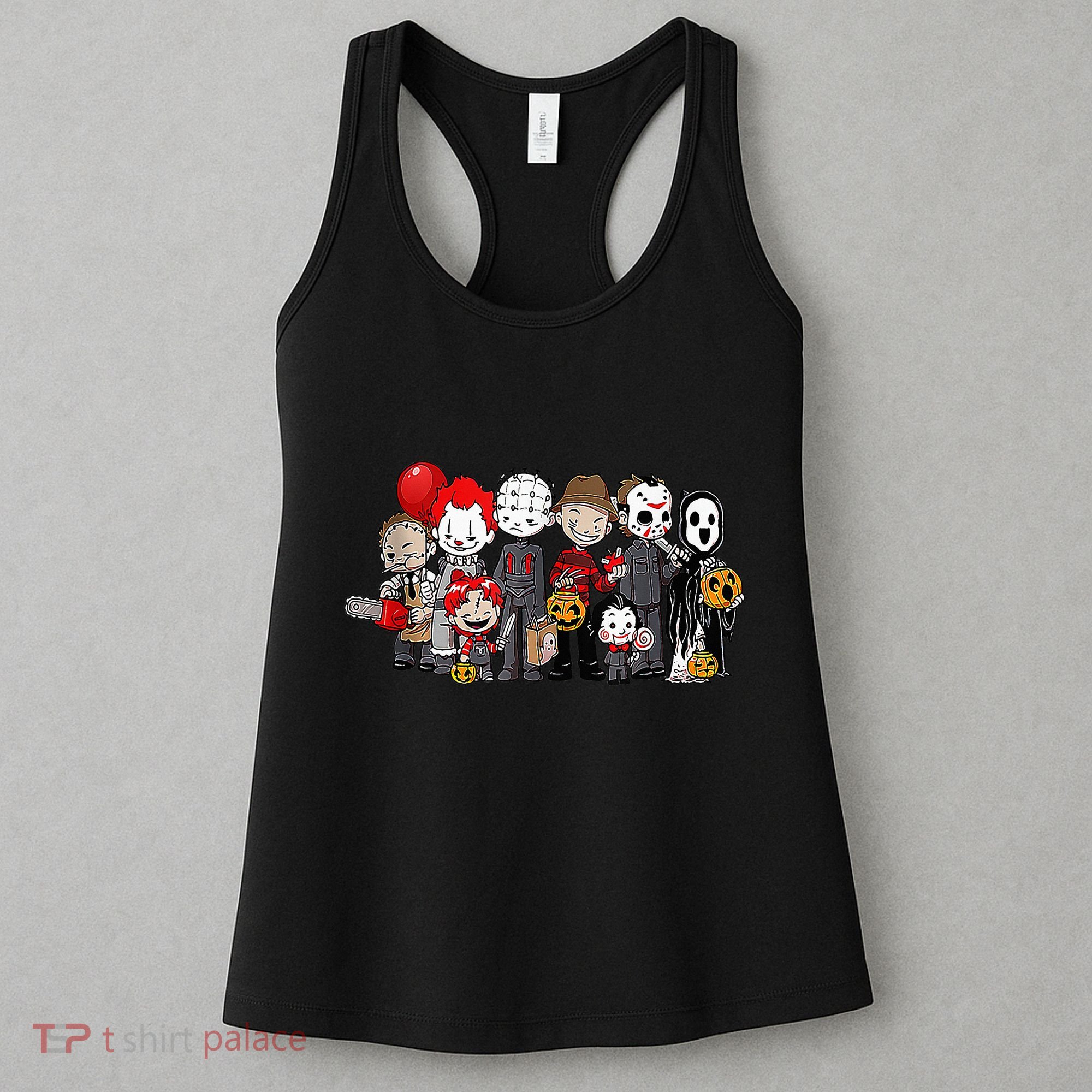 Anime Halloween Scary Horror Movie Christmas Women's Tank Top