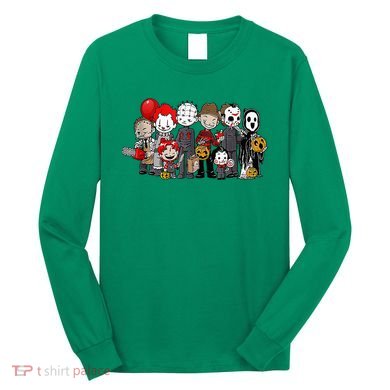 Anime Halloween Scary Horror Movie Christmas Long Sleeve Shirt