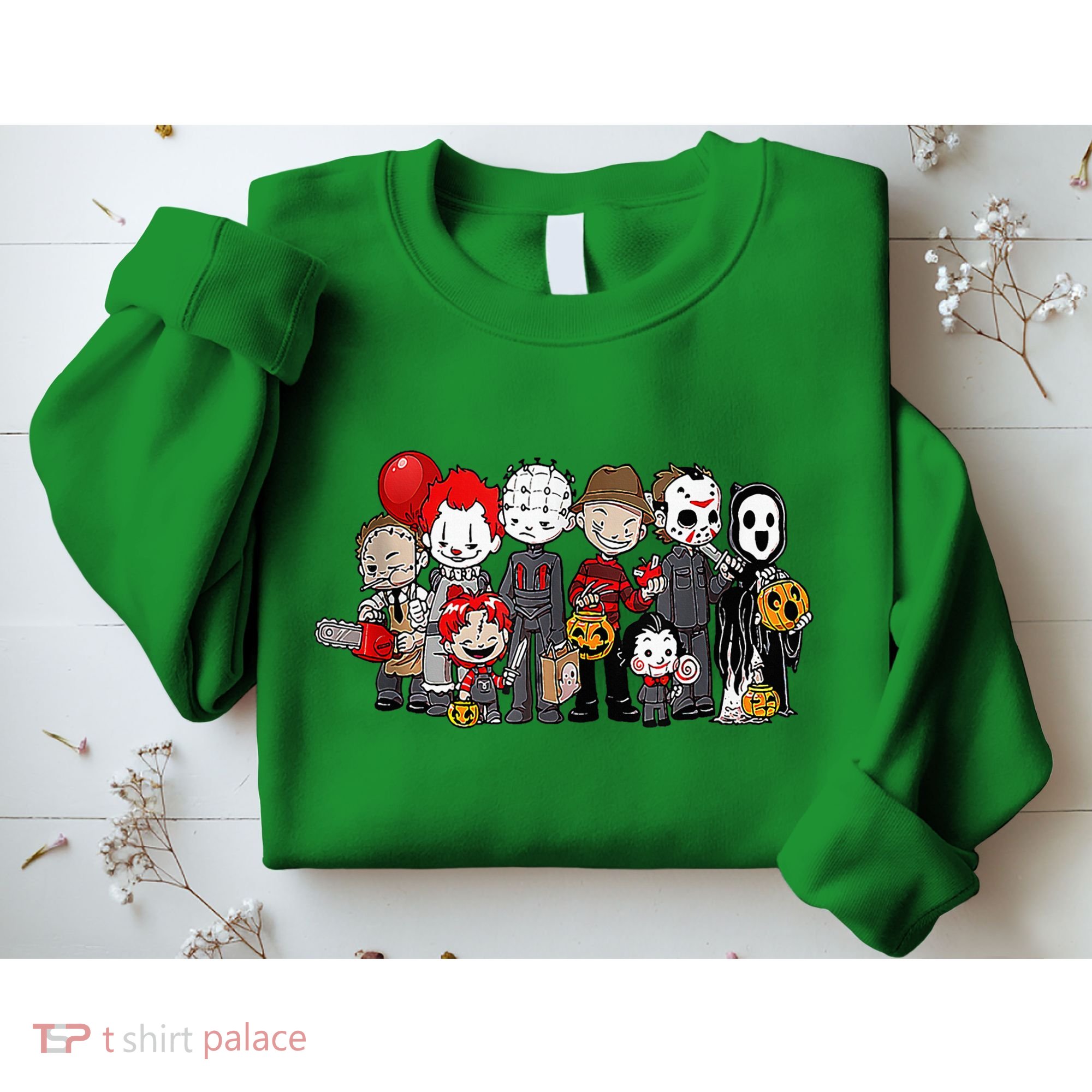 Anime Halloween Scary Horror Movie Christmas Sweatshirt