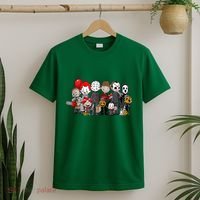 Anime Halloween Scary Horror Movie Christmas T-Shirt thumb 2