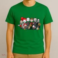 Anime Halloween Scary Horror Movie Christmas T-Shirt thumb 3