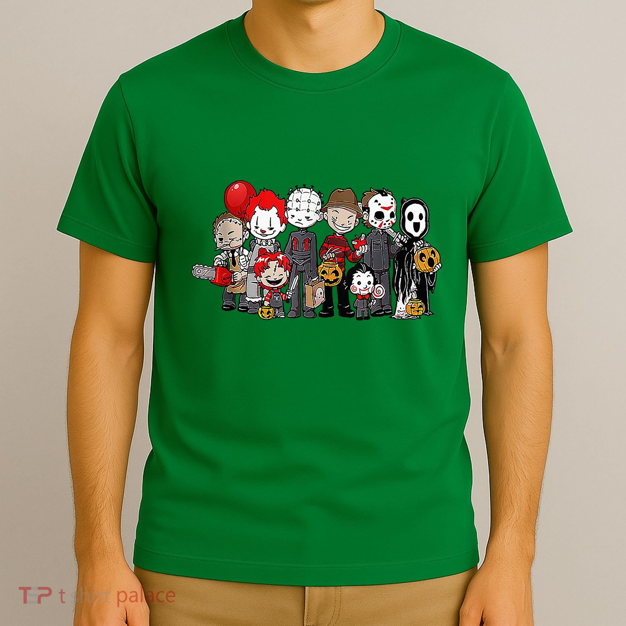 Anime Halloween Scary Horror Movie Christmas T-Shirt