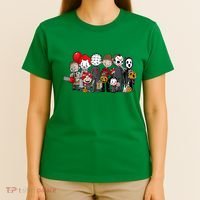 Anime Halloween Scary Horror Movie Christmas T-Shirt thumb 4