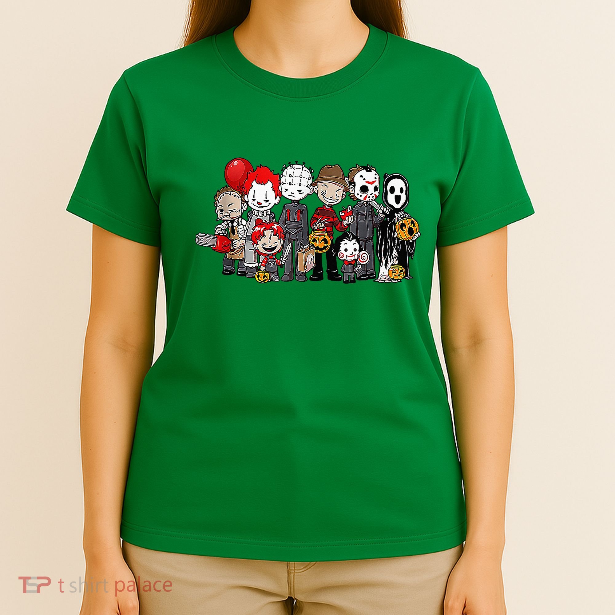 Anime Halloween Scary Horror Movie Christmas T-Shirt