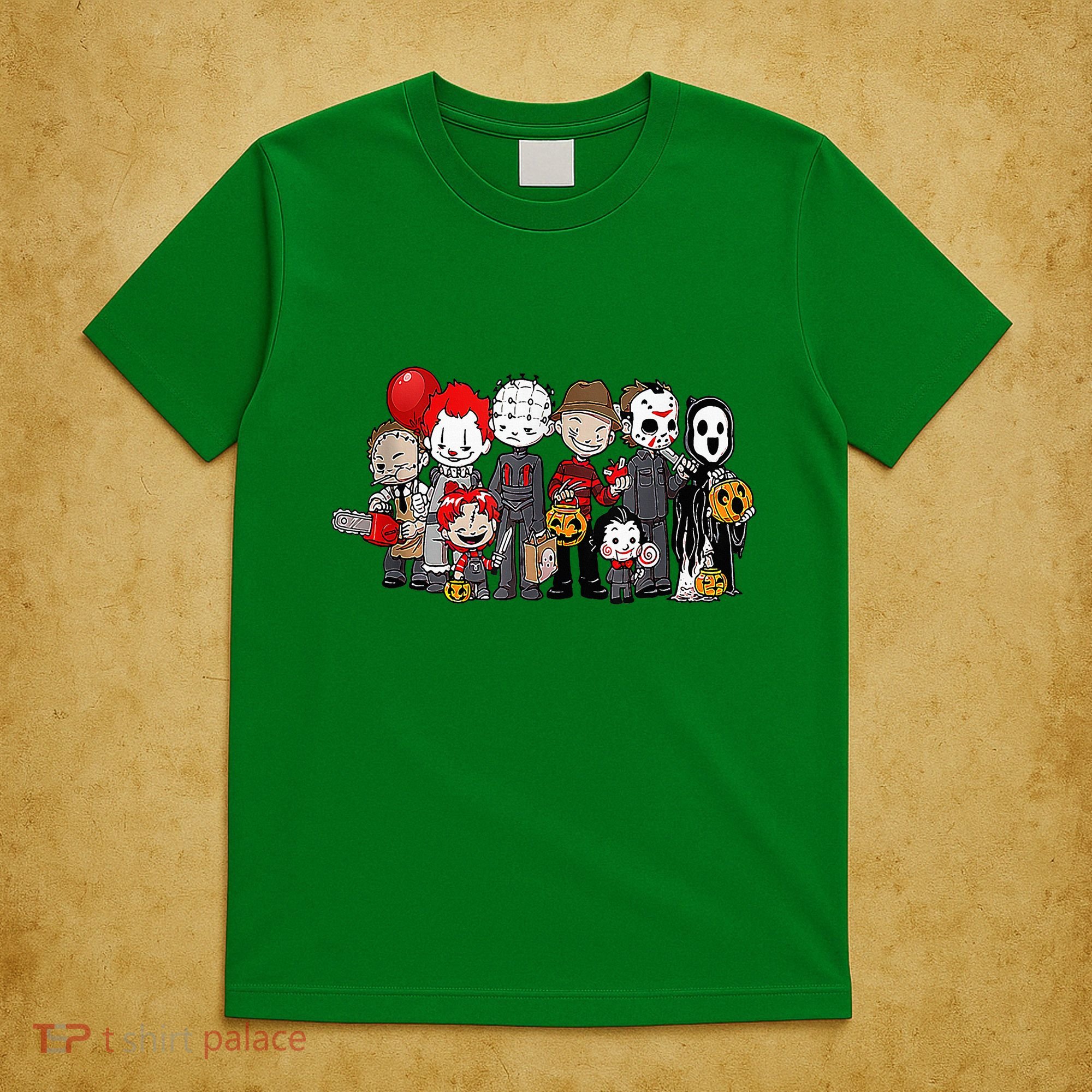 Anime Halloween Scary Horror Movie Christmas T-Shirt