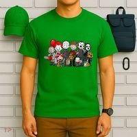 Anime Halloween Scary Horror Movie Christmas T-Shirt thumb 6