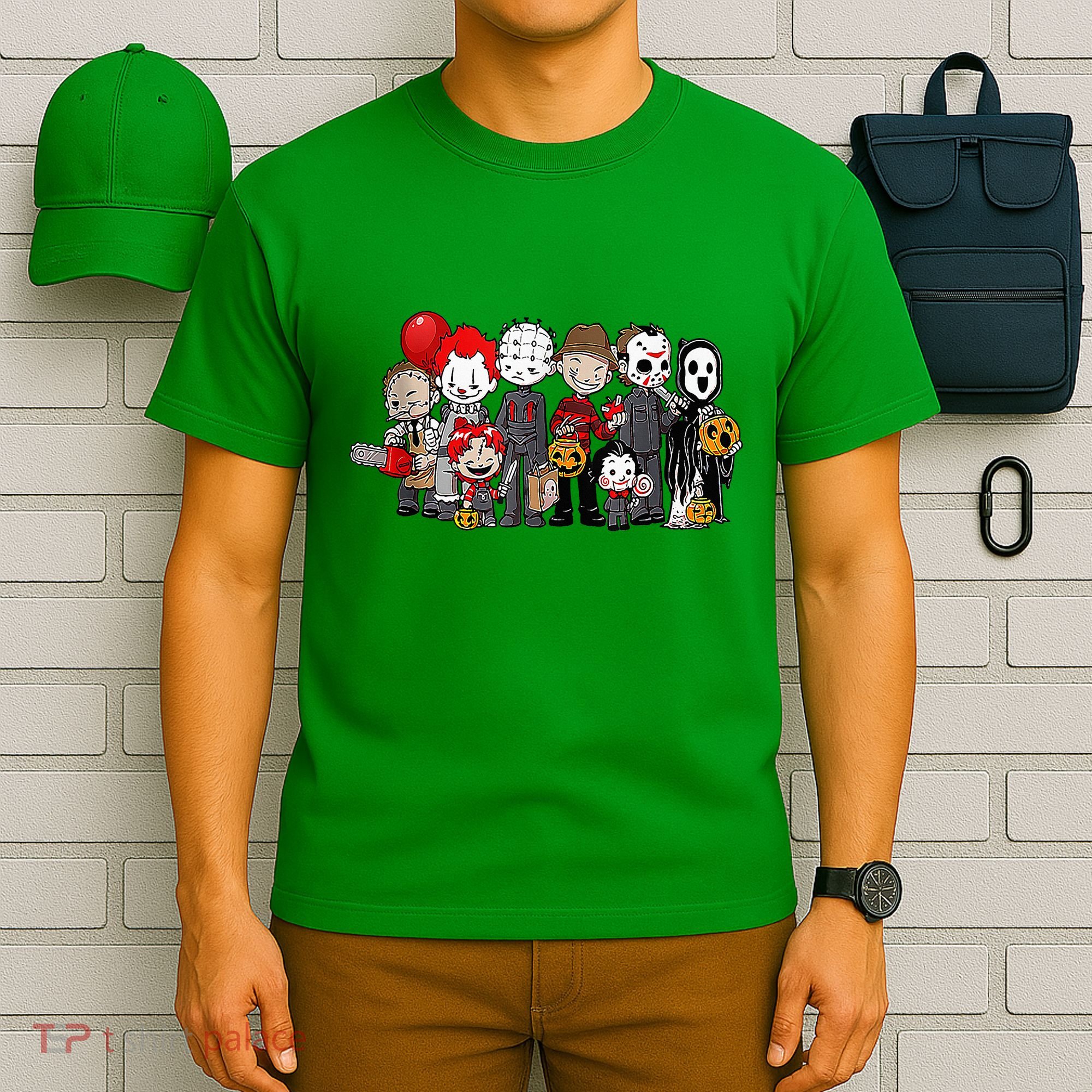 Anime Halloween Scary Horror Movie Christmas T-Shirt