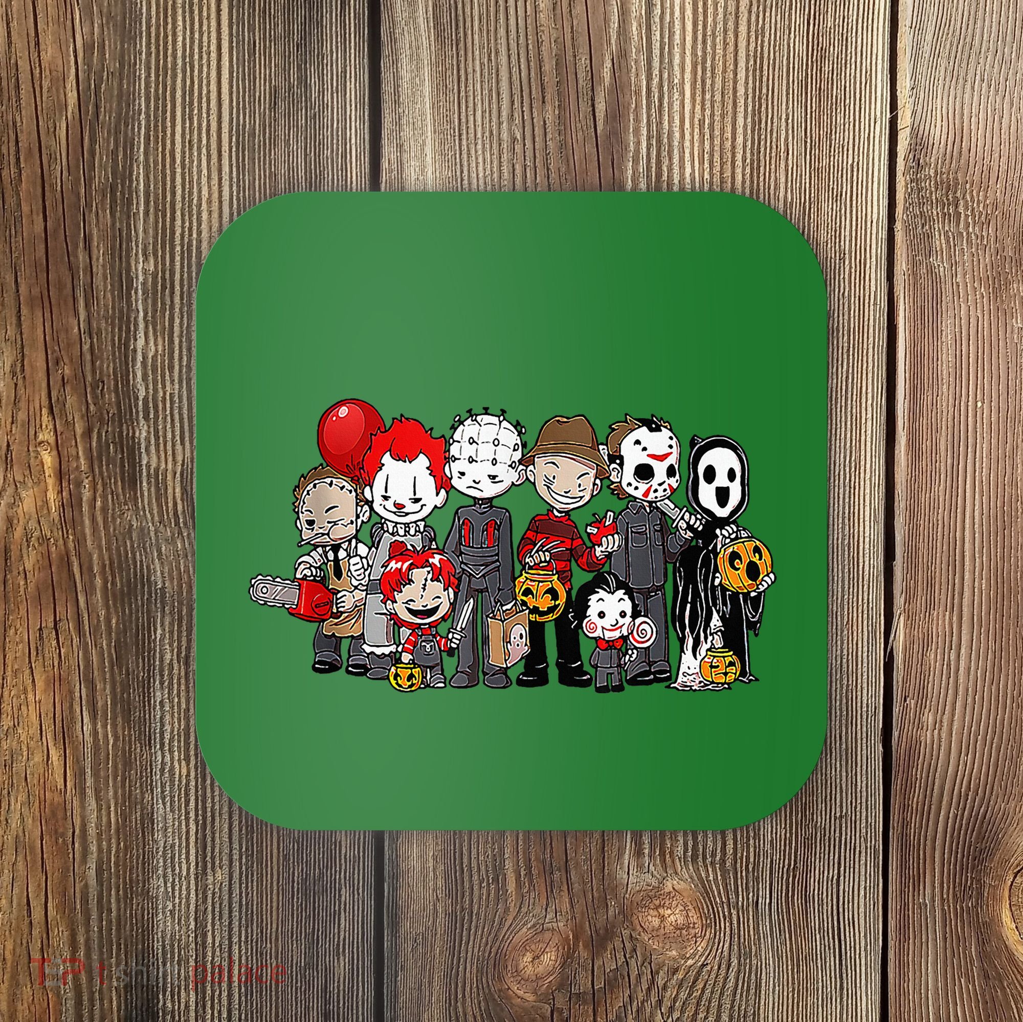 Anime Halloween Scary Horror Movie Christmas Coaster