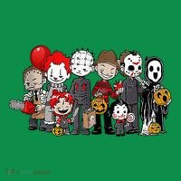 Anime Halloween Scary Horror Movie Christmas Pajama Set thumb 2