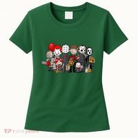 Anime Halloween Scary Horror Movie Christmas Women's T-Shirt thumb 0