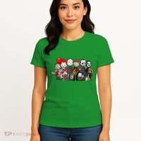 Anime Halloween Scary Horror Movie Christmas Women's T-Shirt thumb 4