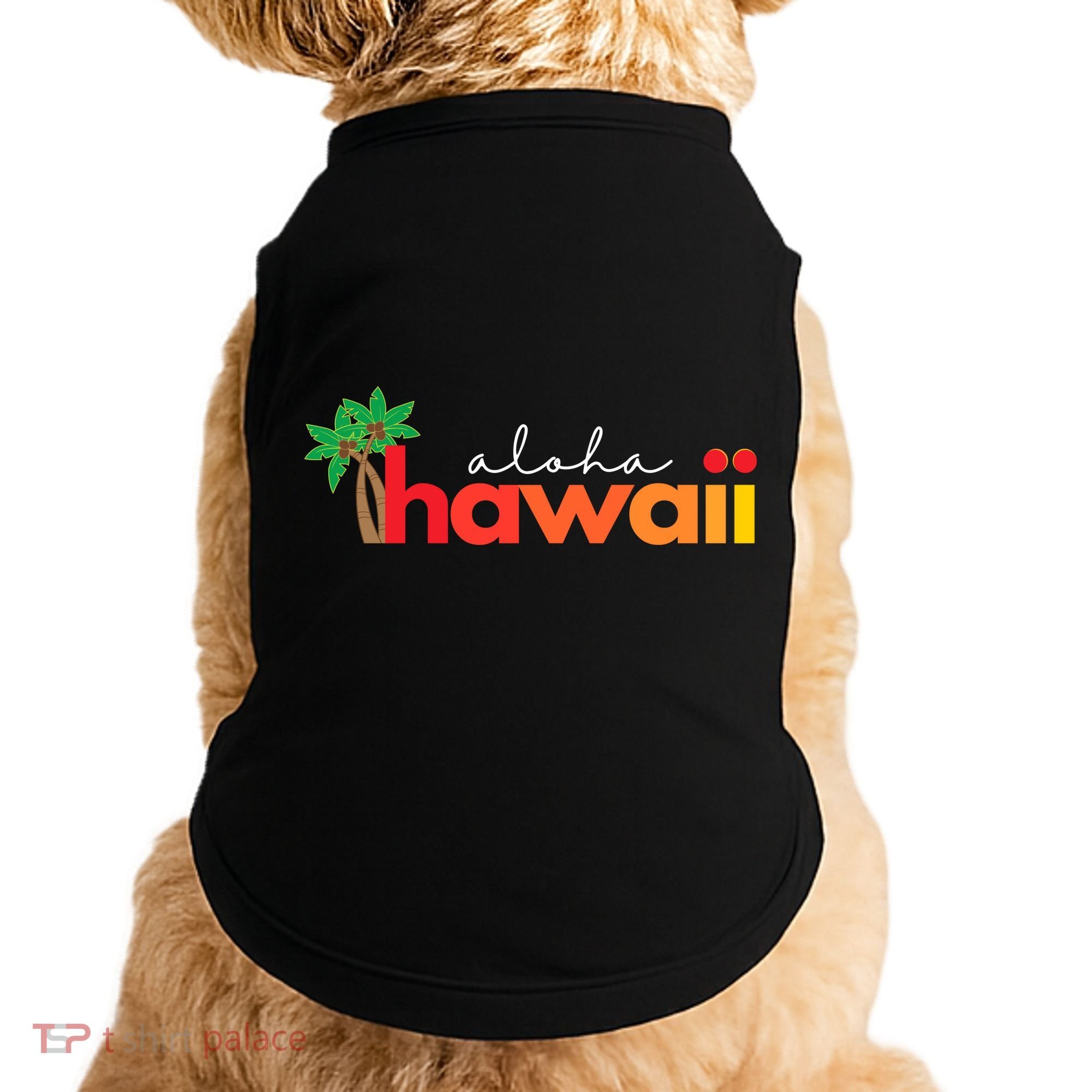 Aloha Hawaii Tropical Vacation Doggie Tank