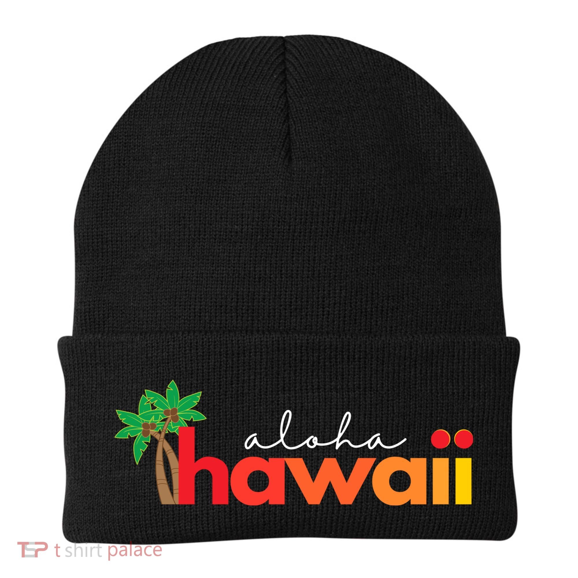 Aloha Hawaii Tropical Vacation Beanie