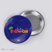 Aloha Hawaii Tropical Vacation Button thumb 0