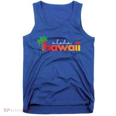 Aloha Hawaii Tropical Vacation Tank Top