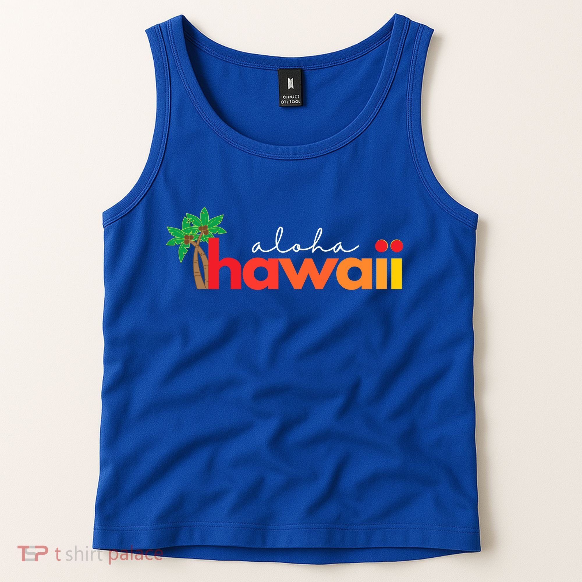 Aloha Hawaii Tropical Vacation Tank Top
