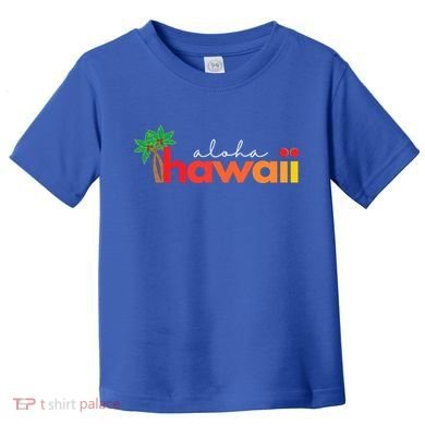 Aloha Hawaii Tropical Vacation Toddler T-Shirt