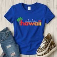 Aloha Hawaii Tropical Vacation Women's T-Shirt thumb 3