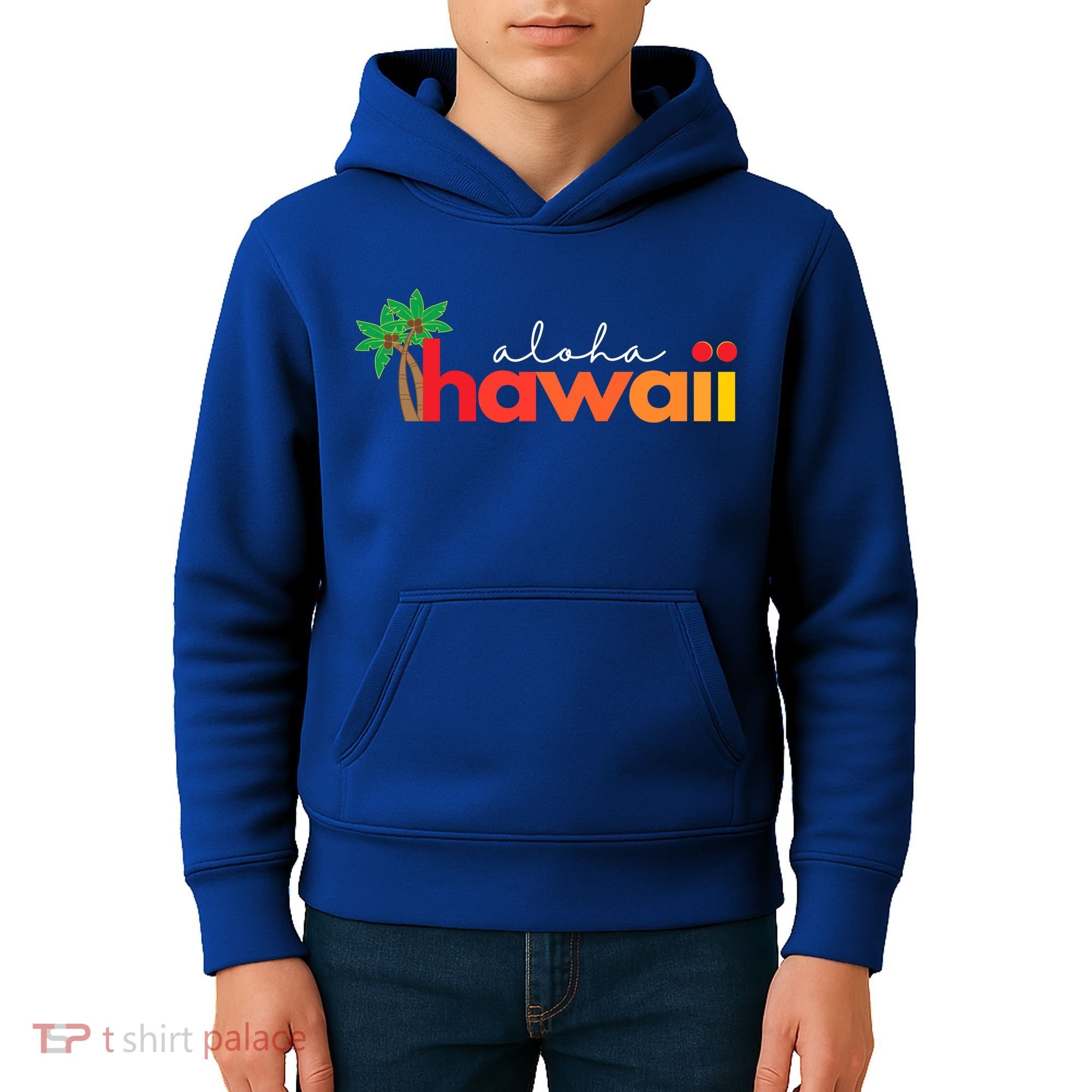 Aloha Hawaii Tropical Vacation Kids Hoodie