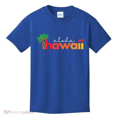 Aloha Hawaii Tropical Vacation Kids T-Shirt